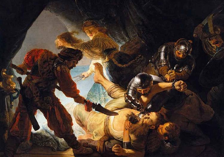 Rembrandt Peale Samson and Delilah oil painting picture